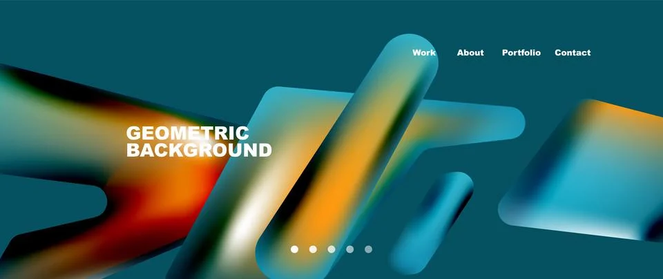Tech minimal geometric wallpaper. Creative abstract background. Vector 스톡 일러스트