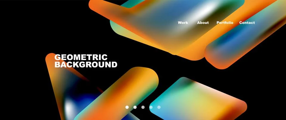 Tech minimal geometric wallpaper. Creative abstract background. Vector Stock Illustration