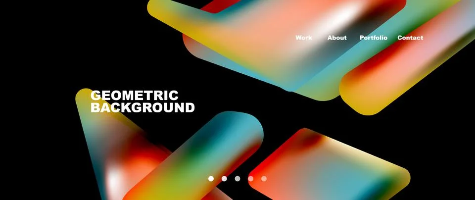 Tech minimal geometric wallpaper. Creative abstract background. Vector Stock Illustration