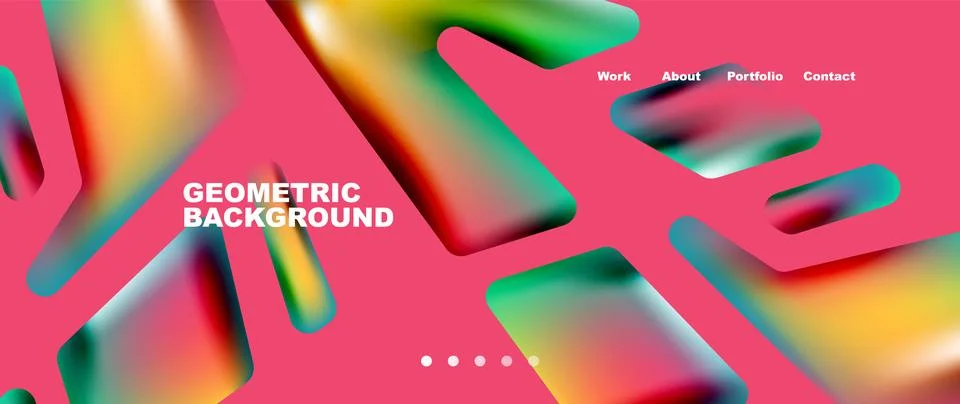 Tech minimal geometric wallpaper. Creative abstract background. Vector 스톡 일러스트