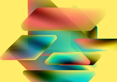 Tech minimal geometric wallpaper. Creative abstract background. Vector Illustrazione stock