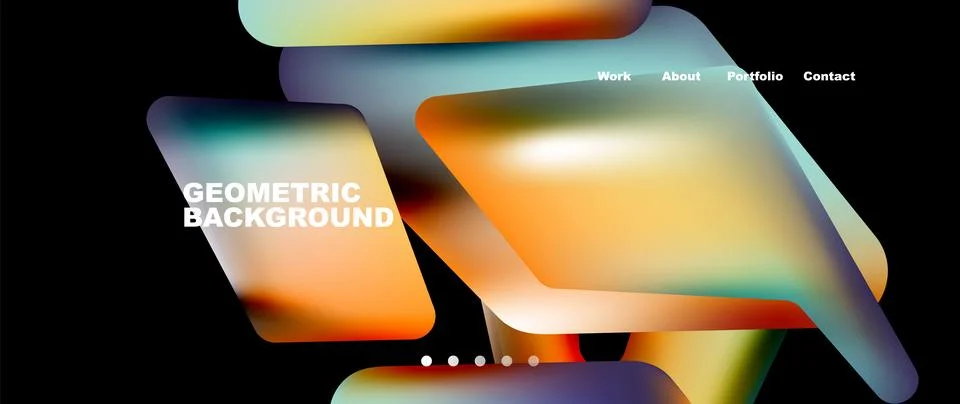 Tech minimal geometric wallpaper. Creative abstract background. Vector Stock Illustration