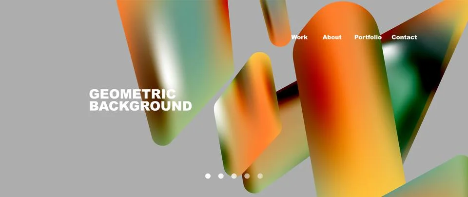 Tech minimal geometric wallpaper. Creative abstract background. Vector Stockillustratie
