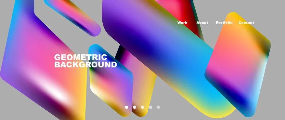 Tech minimal geometric wallpaper. Creative abstract background. Vector Stock Illustration
