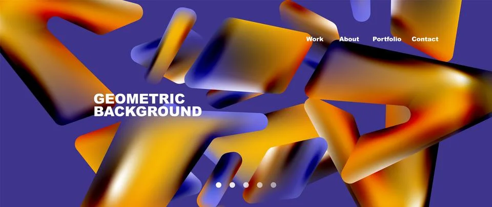 Tech minimal geometric wallpaper. Creative abstract background. Vector イラスト素材