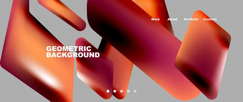 Tech minimal geometric wallpaper. Creative abstract background. Vector Stock Illustration