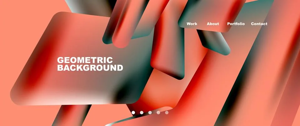 Tech minimal geometric wallpaper. Creative abstract background. Vector Stock Illustration