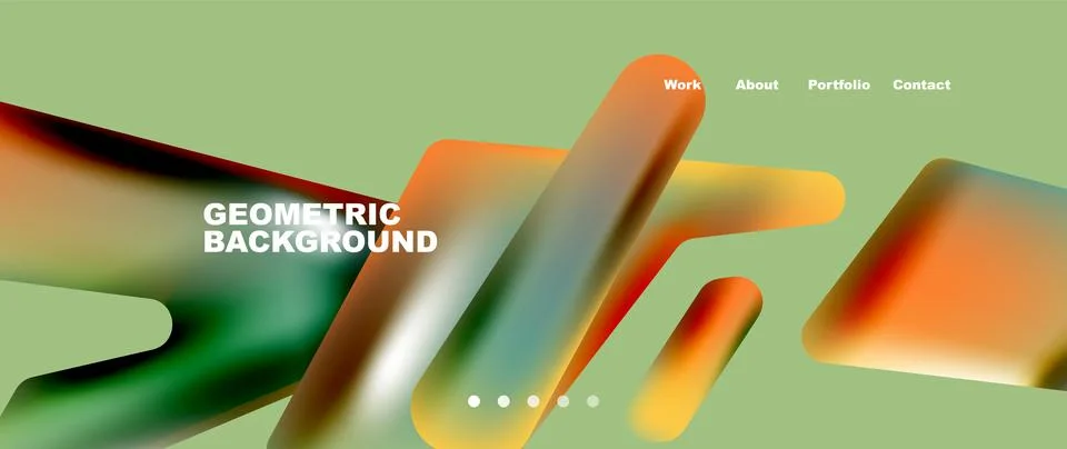 Tech minimal geometric wallpaper. Creative abstract background. Vector Illustrazione stock