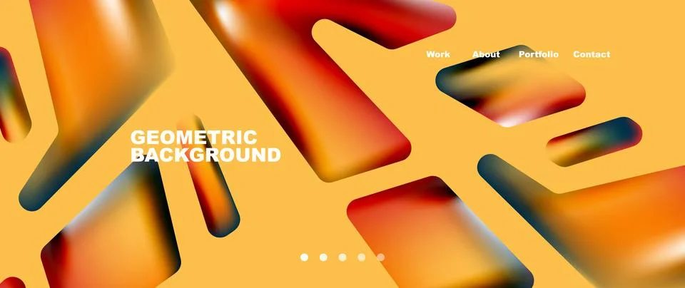 Tech minimal geometric wallpaper. Creative abstract background. Vector Stockillustratie