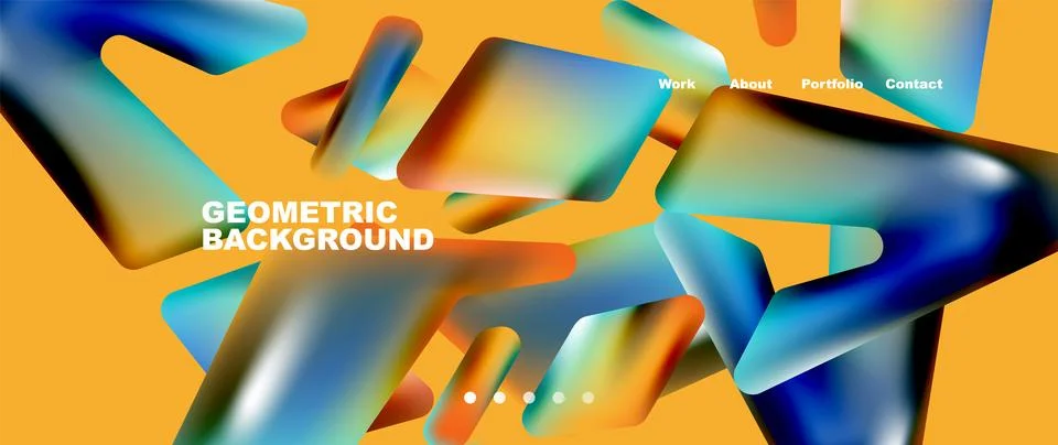 Tech minimal geometric wallpaper. Creative abstract background. Vector 스톡 일러스트