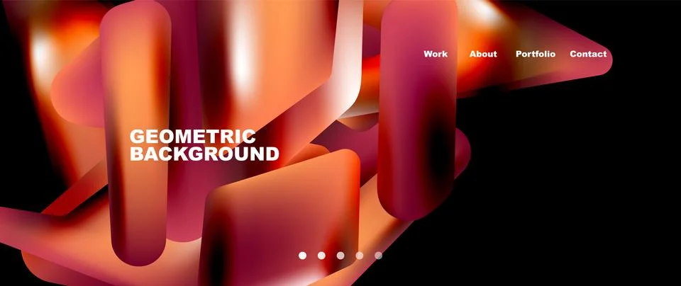 Tech minimal geometric wallpaper. Creative abstract background. Vector Stock Illustration