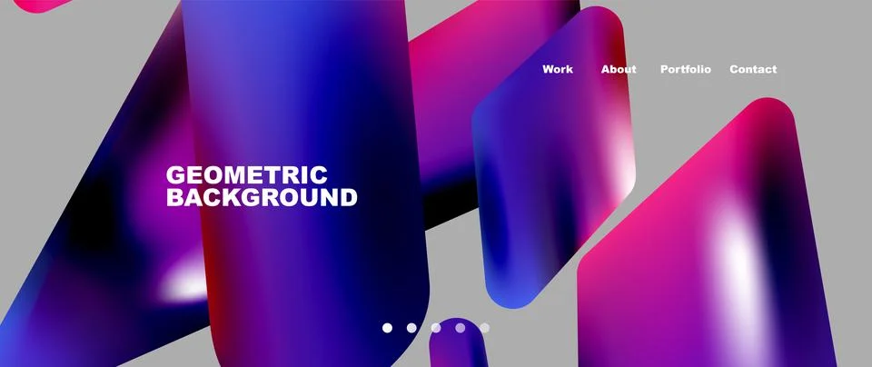 Tech minimal geometric wallpaper. Creative abstract background. Vector イラスト素材