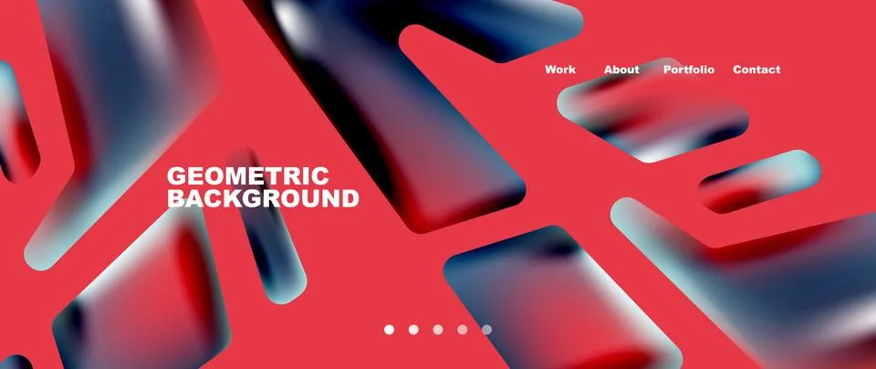 Tech minimal geometric wallpaper. Creative abstract background. Vector Stock Illustration