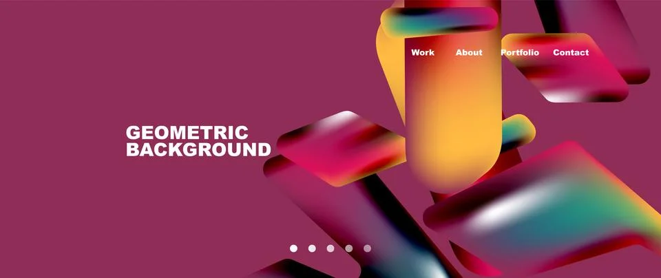 Tech minimal geometric wallpaper. Creative abstract background. Vector 스톡 일러스트