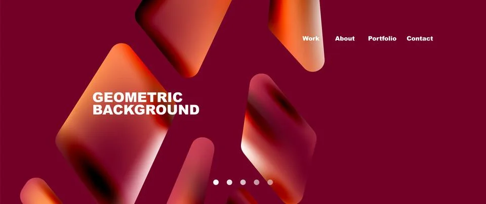 Tech minimal geometric wallpaper. Creative abstract background. Vector Stock Illustration