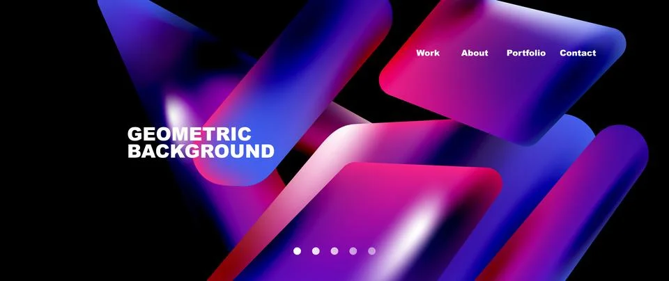 Tech minimal geometric wallpaper. Creative abstract background. Vector Stock Illustration