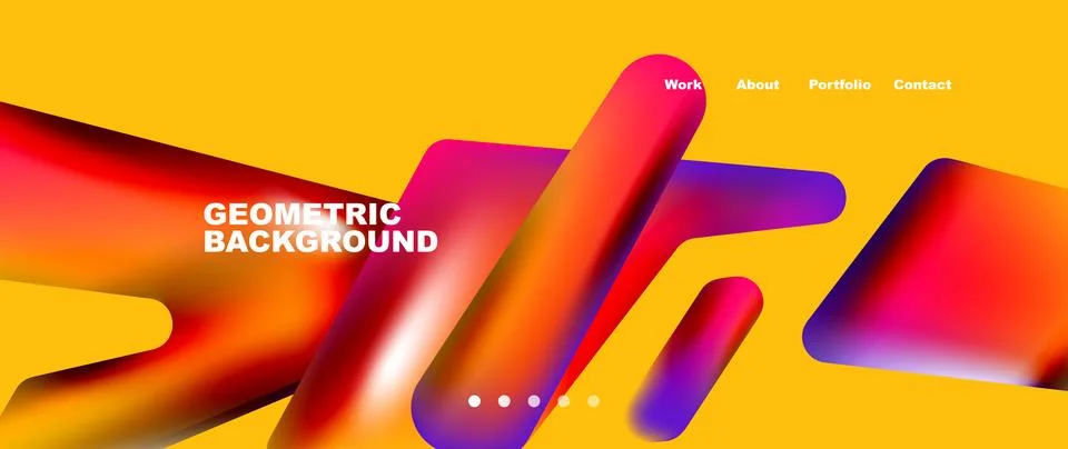 Tech minimal geometric wallpaper. Creative abstract background. Vector Stockillustratie