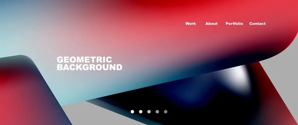 Tech minimal geometric wallpaper. Creative abstract background. Vector Illustrazione stock