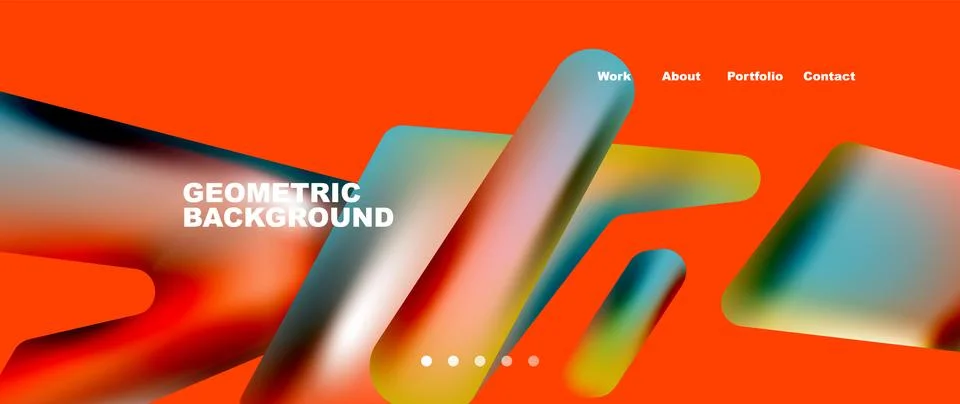 Tech minimal geometric wallpaper. Creative abstract background. Vector Stock Illustration