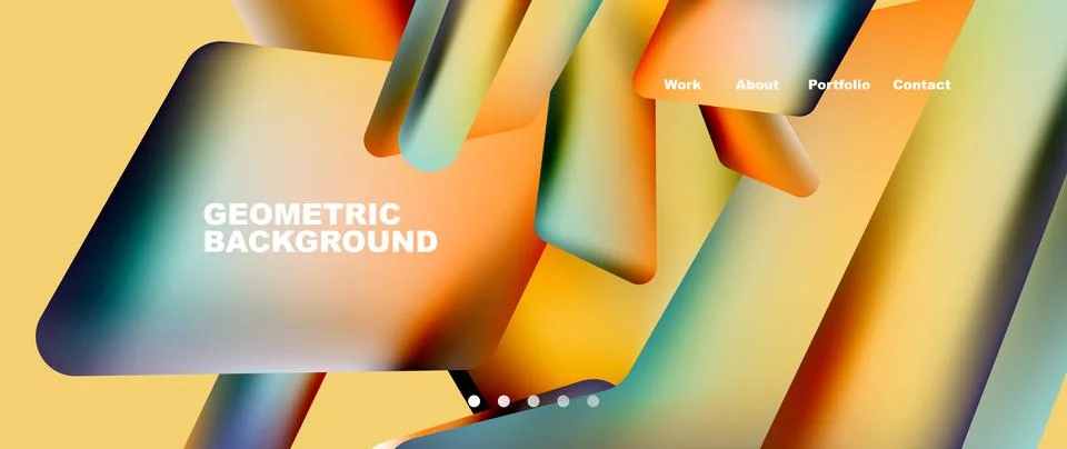 Tech minimal geometric wallpaper. Creative abstract background. Vector Stock Illustration
