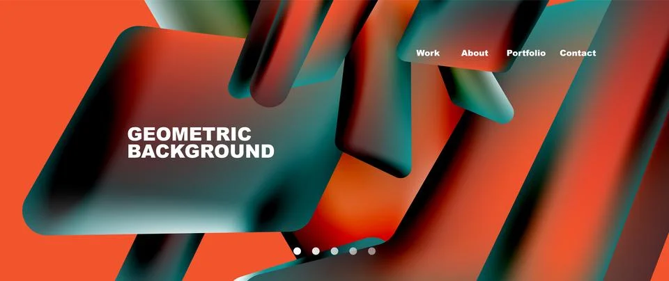 Tech minimal geometric wallpaper. Creative abstract background. Vector 스톡 일러스트