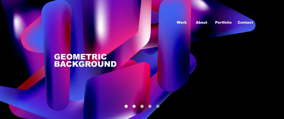 Tech minimal geometric wallpaper. Creative abstract background. Vector Stock Illustration