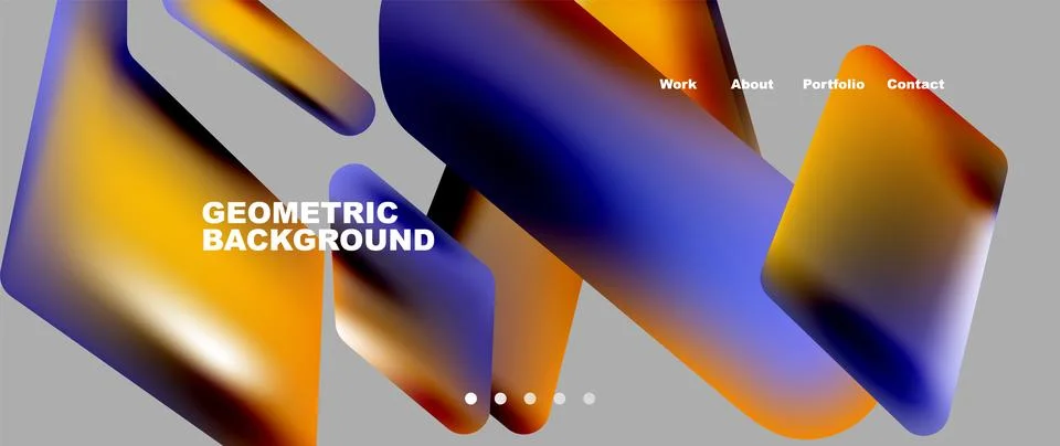 Tech minimal geometric wallpaper. Creative abstract background. Vector Stock Illustration