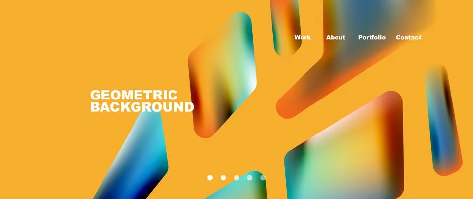 Tech minimal geometric wallpaper. Creative abstract background. Vector Illustrazione stock