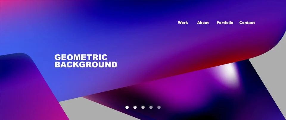 Tech minimal geometric wallpaper. Creative abstract background. Vector Illustrazione stock