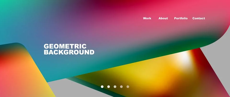 Tech minimal geometric wallpaper. Creative abstract background. Vector 스톡 일러스트