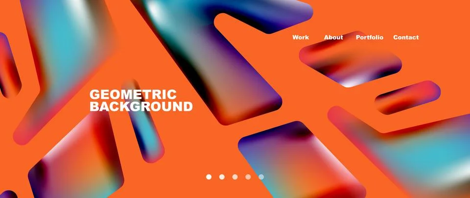 Tech minimal geometric wallpaper. Creative abstract background. Vector Stock Illustration