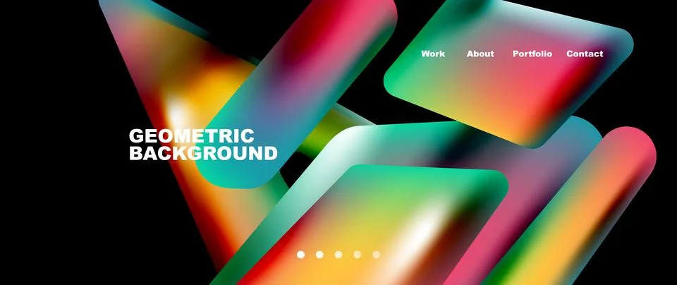 Tech minimal geometric wallpaper. Creative abstract background. Vector Stock Illustration