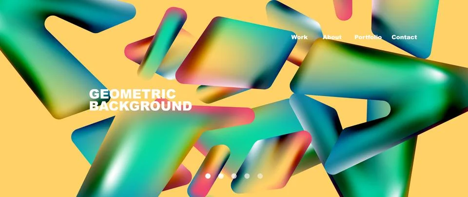 Tech minimal geometric wallpaper. Creative abstract background. Vector Stock Illustration