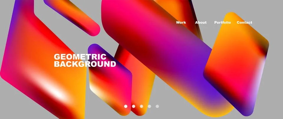 Tech minimal geometric wallpaper. Creative abstract background. Vector Illustrazione stock