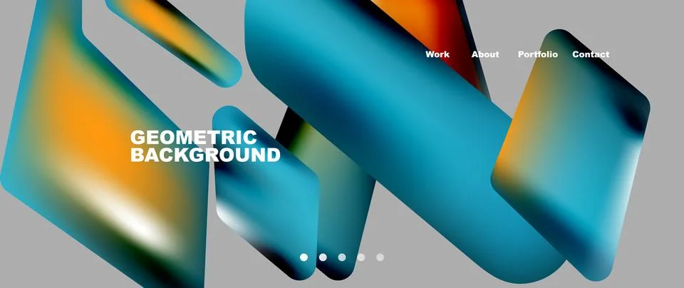 Tech minimal geometric wallpaper. Creative abstract background. Vector Illustrazione stock
