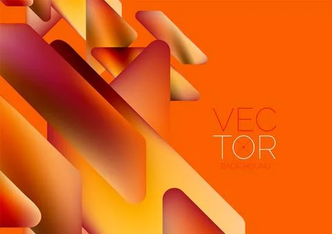 Tech minimal geometric wallpaper. Creative abstract background. Vector Stockillustratie