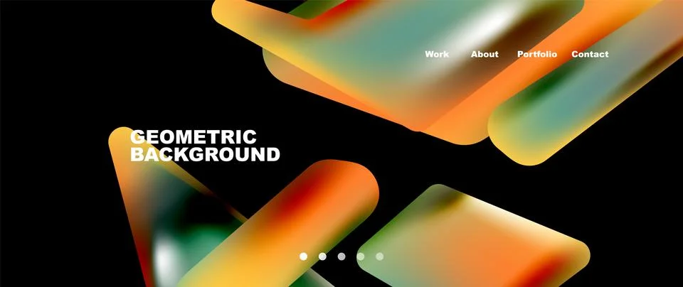 Tech minimal geometric wallpaper. Creative abstract background. Vector Stock Illustration