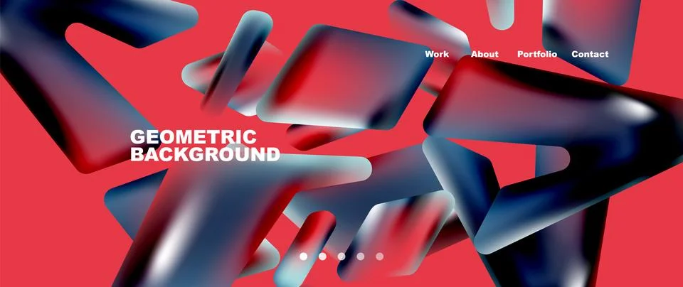 Tech minimal geometric wallpaper. Creative abstract background. Vector 스톡 일러스트