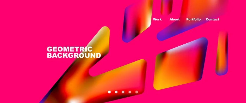 Tech minimal geometric wallpaper. Creative abstract background. Vector 스톡 일러스트
