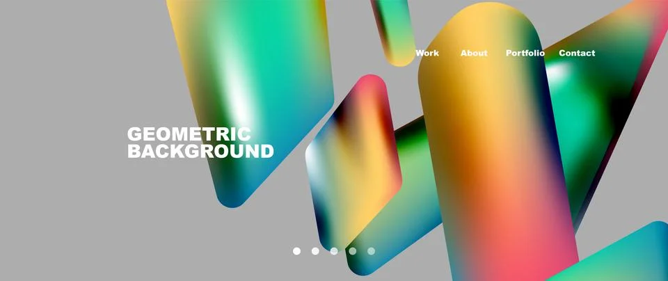 Tech minimal geometric wallpaper. Creative abstract background. Vector Stock Illustration