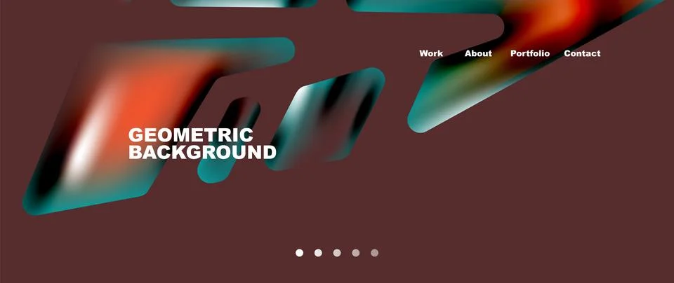 Tech minimal geometric wallpaper. Creative abstract background. Vector Stock Illustration