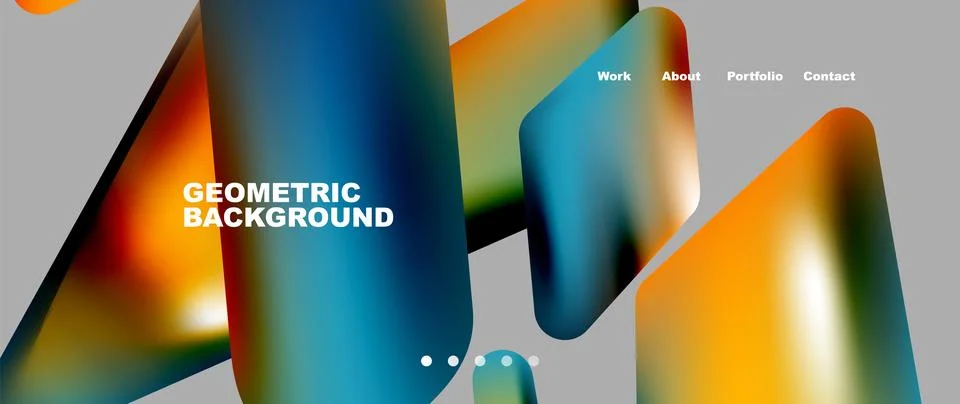 Tech minimal geometric wallpaper. Creative abstract background. Vector Stock Illustration