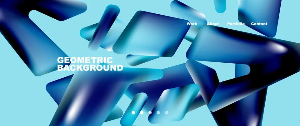 Tech minimal geometric wallpaper. Creative abstract background. Vector Stock Illustration