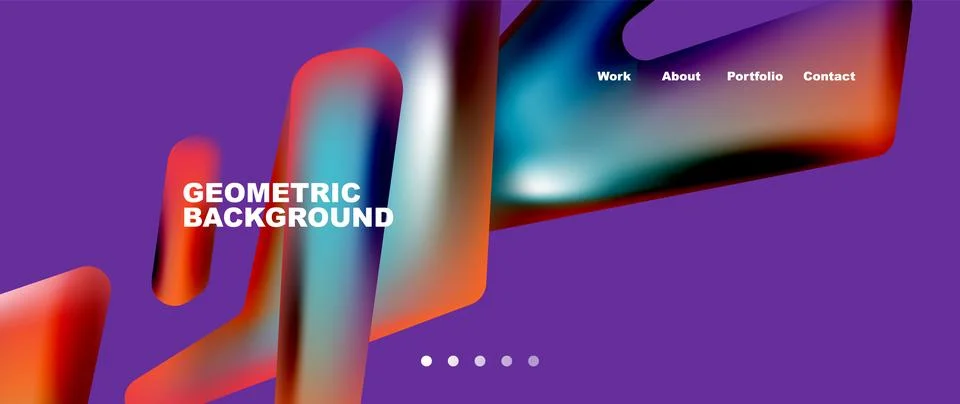 Tech minimal geometric wallpaper. Creative abstract background. Vector Stock Illustration