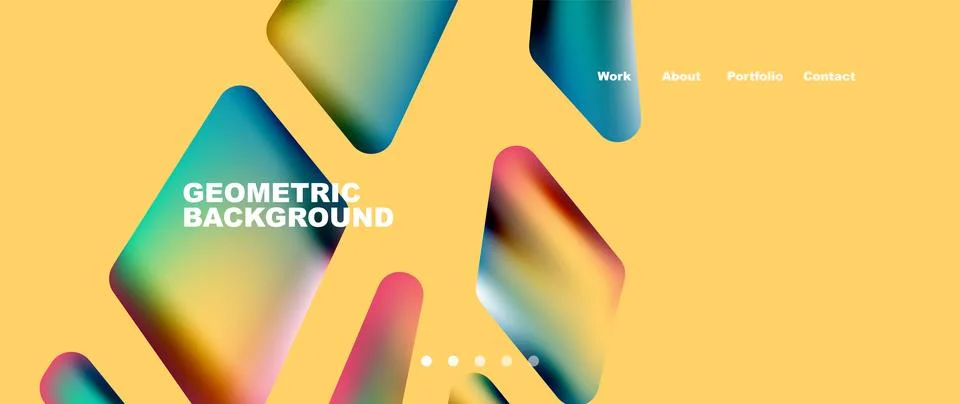 Tech minimal geometric wallpaper. Creative abstract background. Vector Stock Illustration
