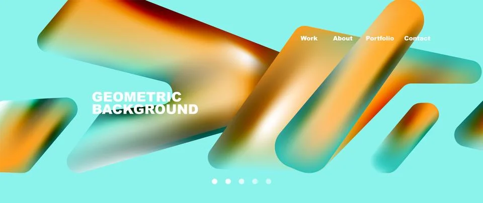 Tech minimal geometric wallpaper. Creative abstract background. Vector イラスト素材