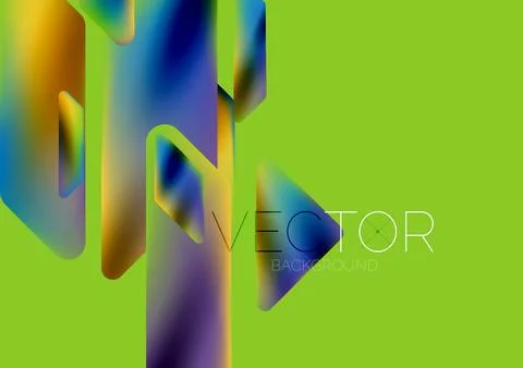 Tech minimal geometric wallpaper. Creative abstract background. Vector Stock Illustration