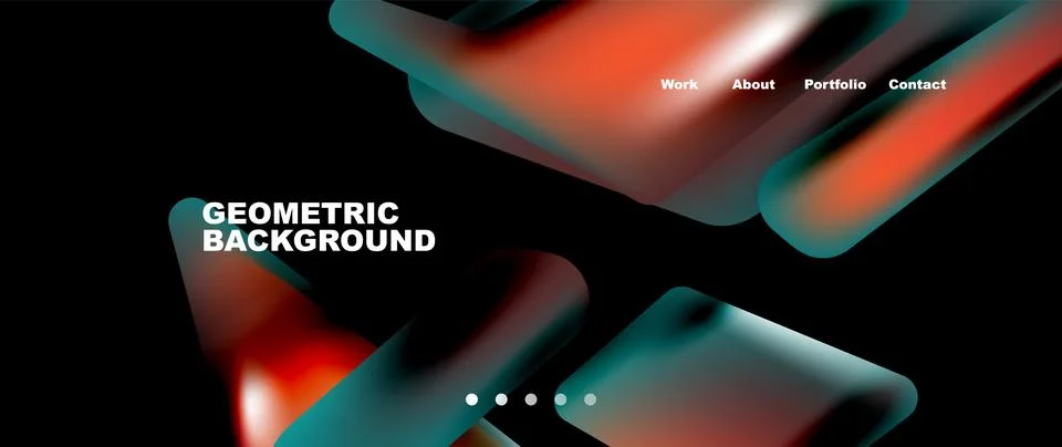 Tech minimal geometric wallpaper. Creative abstract background. Vector 스톡 일러스트
