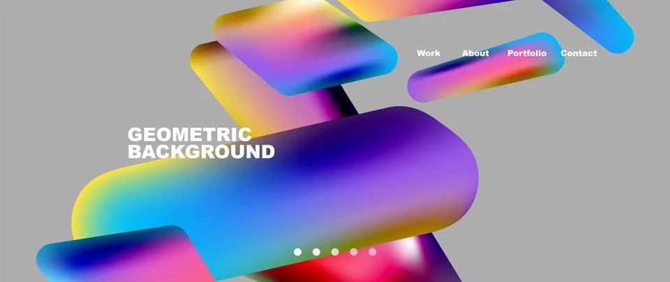 Tech minimal geometric wallpaper. Creative abstract background. Vector Stock Illustration