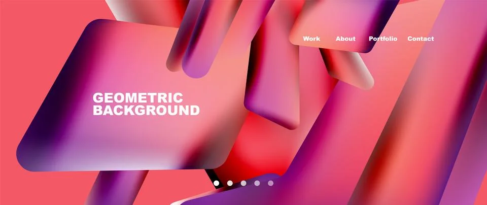 Tech minimal geometric wallpaper. Creative abstract background. Vector Stock Illustration